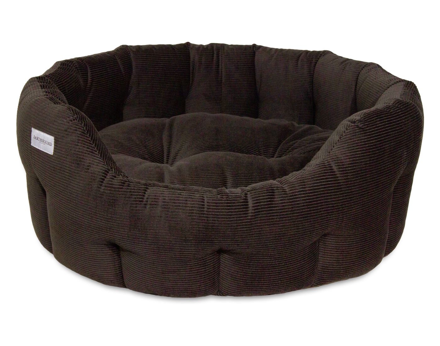 Round Chester Bed Walnut Brown