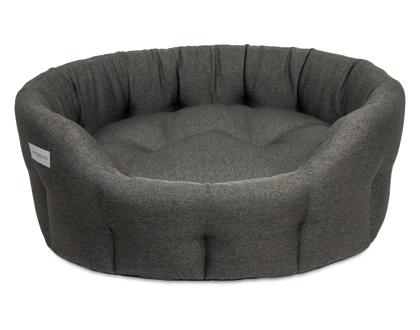 Round Camden Bed Pebble Grey