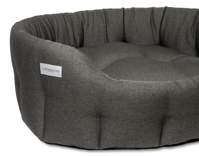 Round Camden Bed Pebble Grey