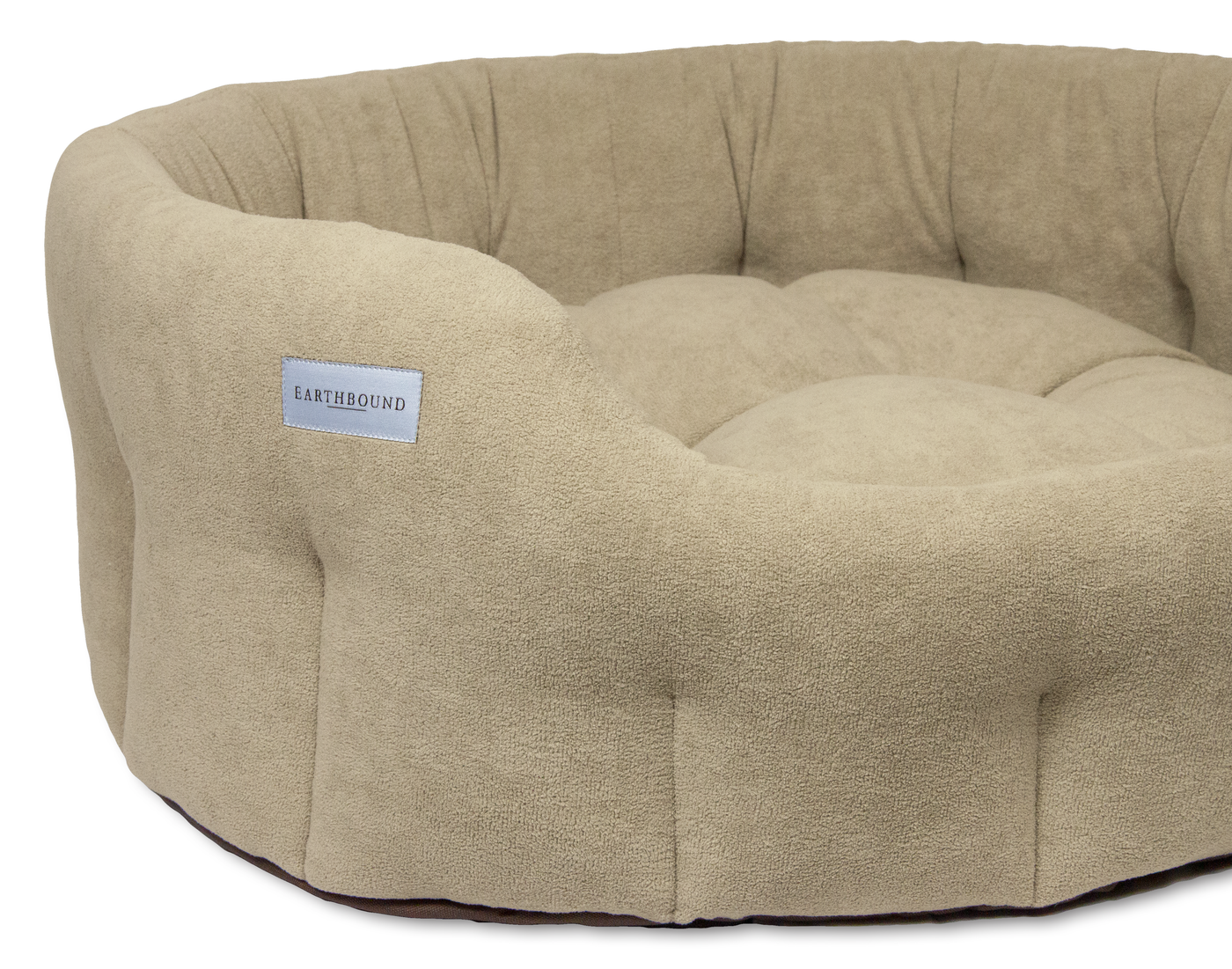 Round Devon Bed Seashell Taupe