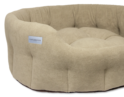 Round Devon Bed Seashell Taupe