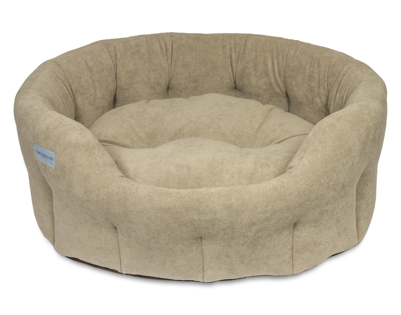 Round Devon Bed Seashell Taupe