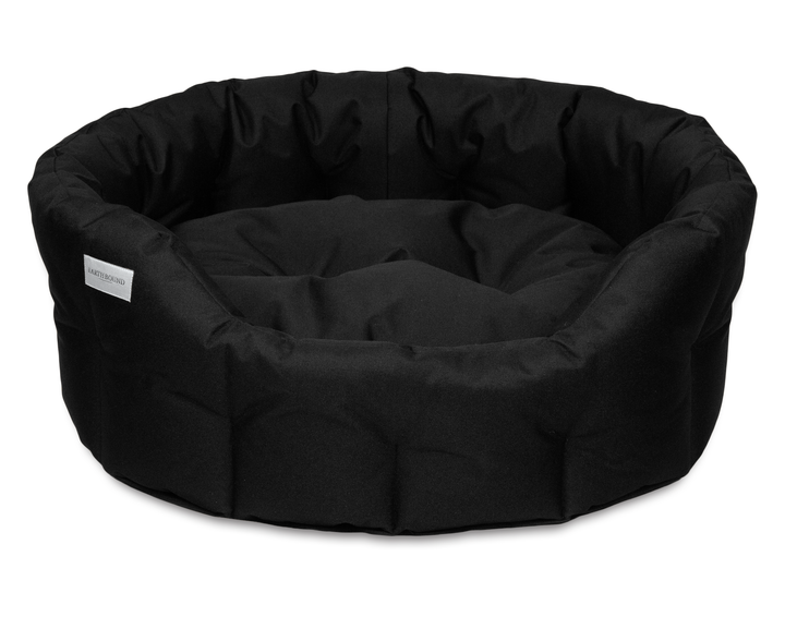 Round Waterproof Bed Black