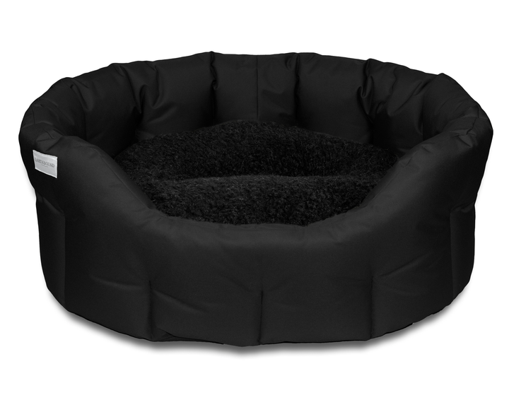 Round Waterproof Bed Black