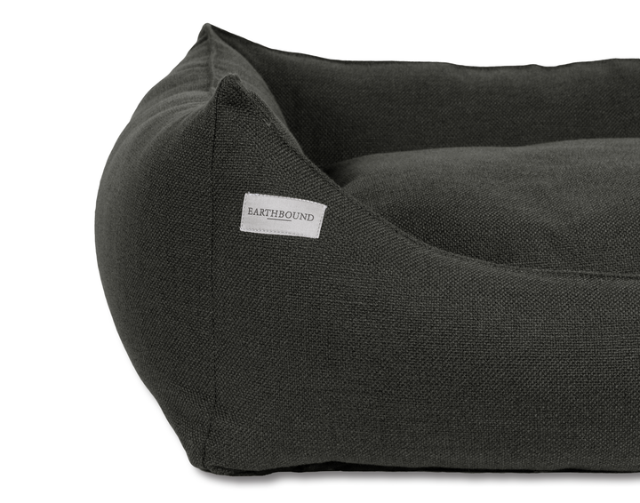 Rectangular Removable Weaved Bed Charcoal