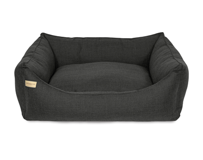 Rectangular Removable Weaved Bed Charcoal