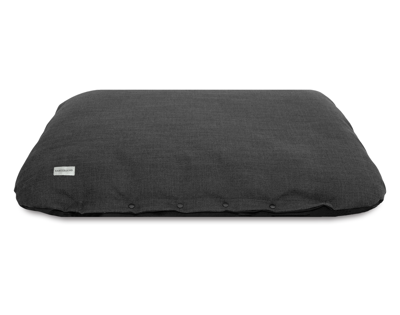 Flat Cushion Weaved Charcoal