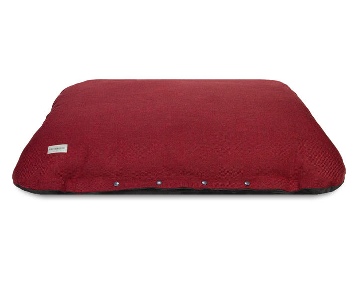 Flat Cushion Weaved Red