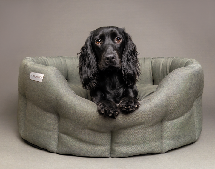 Round Eden Bed Laurel Green