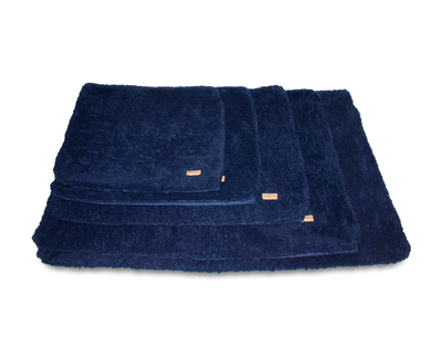 navy sherpa dog crate mat removable covers