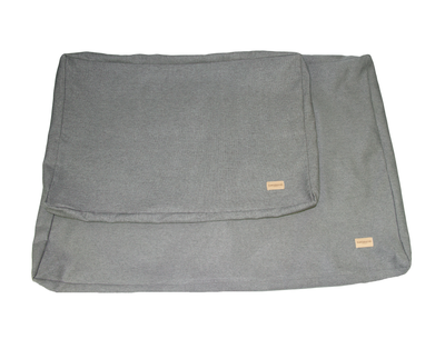 Replaceable camden grey memory foam cushion dog bed 