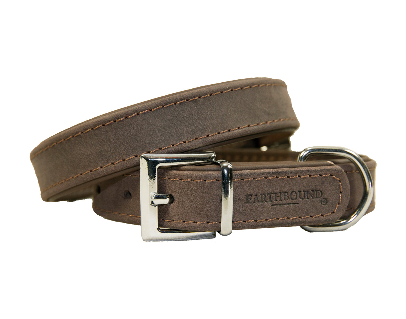 Oakland leather dog collar brown