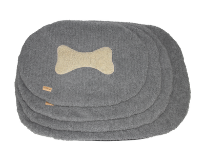 replaceable oval bone dog bed cover