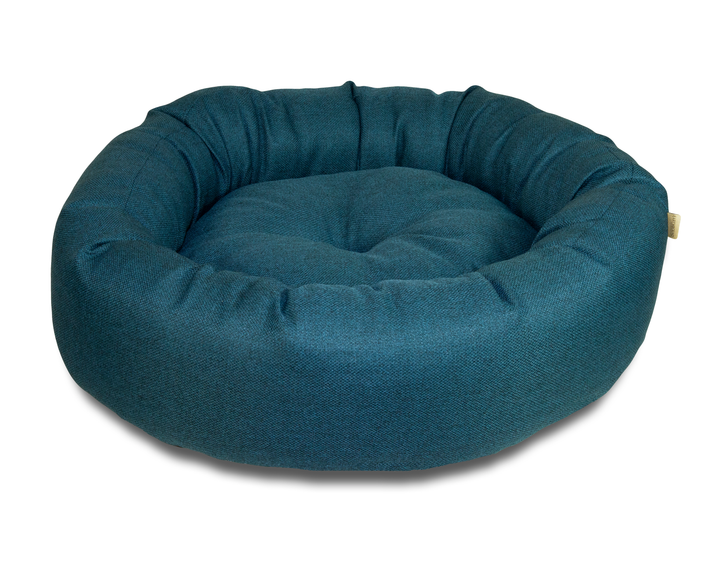 morland breton blue donut dog bed