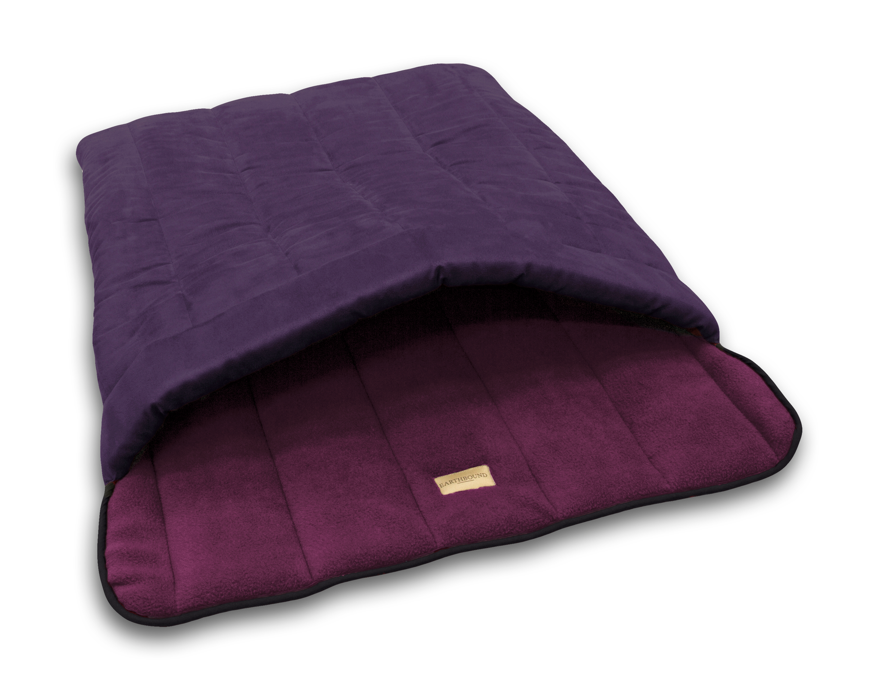 Terrier Tunnel Dog Bed Arched Purple Earthbound UK